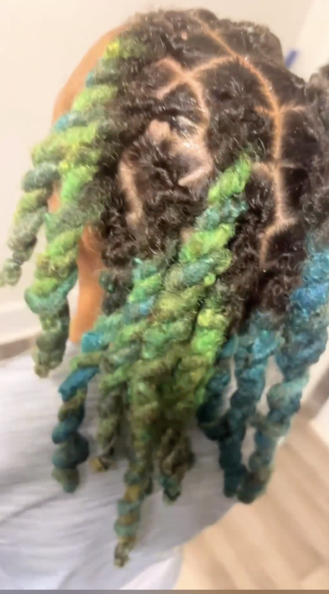 Retwist and style with two strand twists